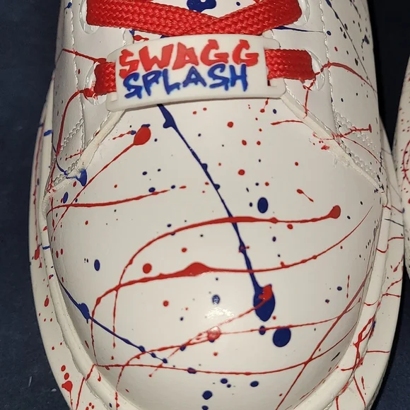 New California Swagg Splash sneakers...Red/Blue size 12 - Picture 2 of 13